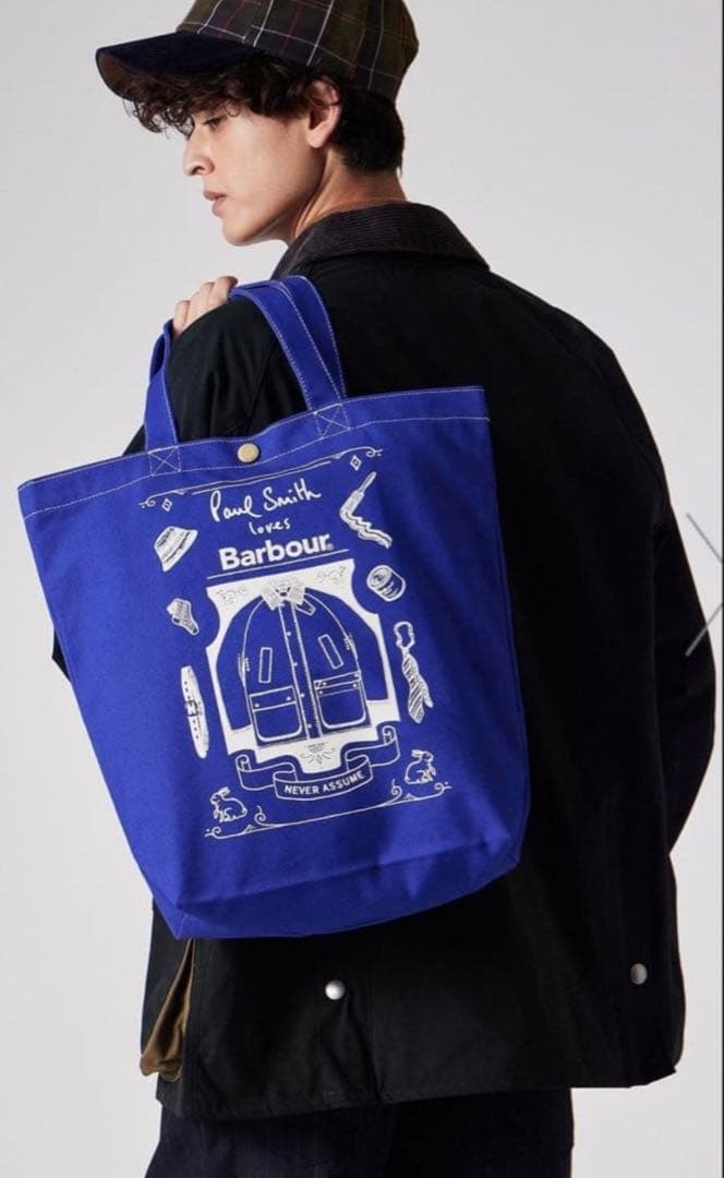 Barbour Paul smithトートバッグ