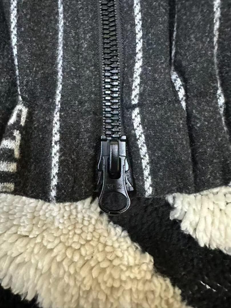 ジャケット・アウター Stussy x Nike Striped Wool Jacket
