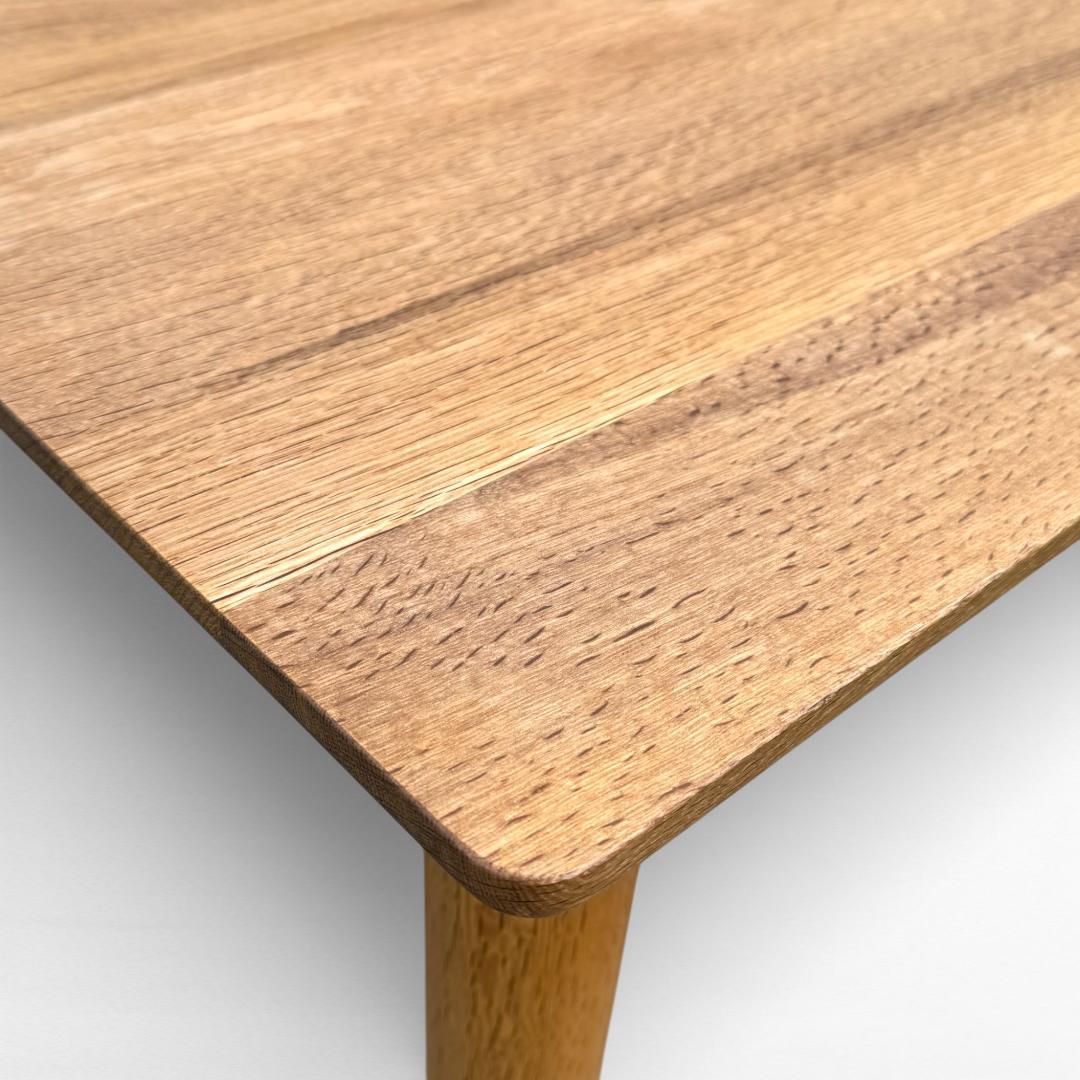 美品 クラッシュゲート コロン ダイニングテーブル 86cm オーク材 北欧