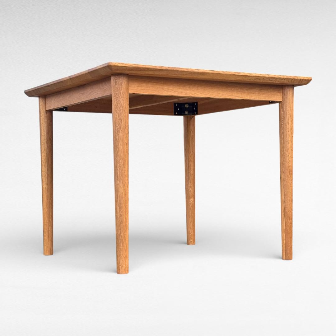 美品 クラッシュゲート コロン ダイニングテーブル 86cm オーク材 北欧