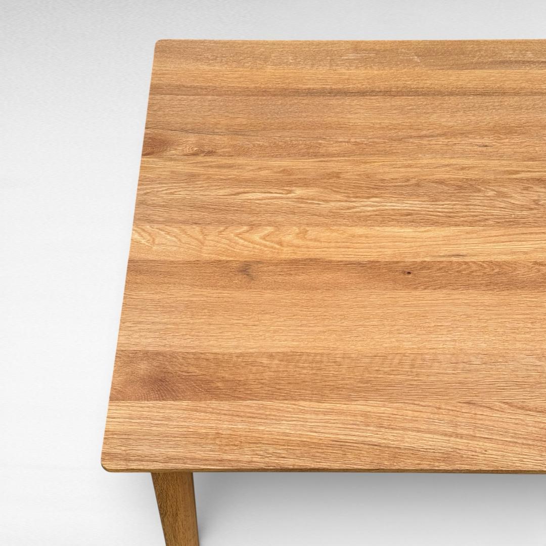 美品 クラッシュゲート コロン ダイニングテーブル 86cm オーク材 北欧