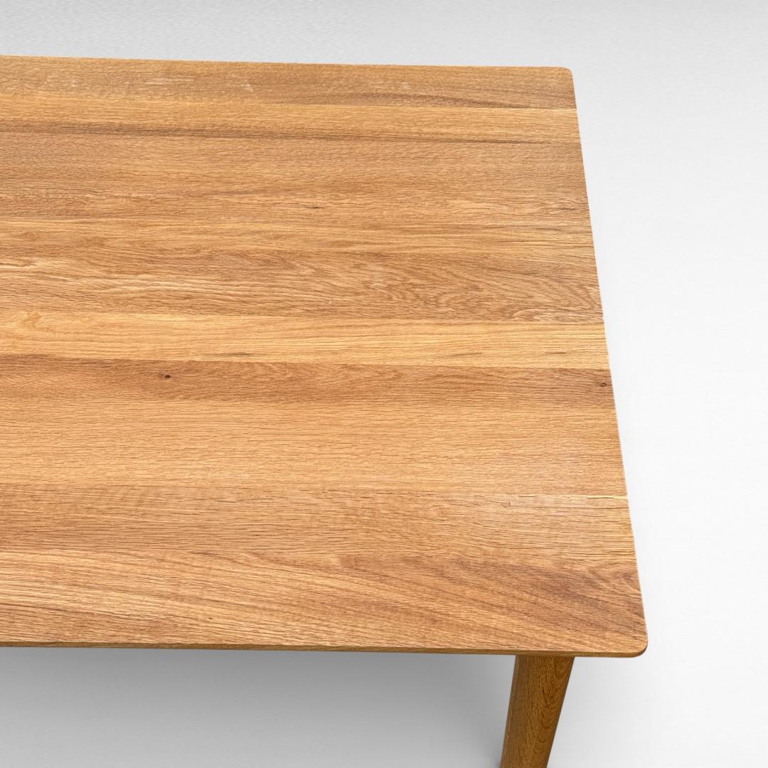 美品 クラッシュゲート コロン ダイニングテーブル 86cm オーク材 北欧