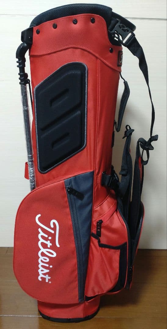 Titleist 赤 キャディバッグ 新品未使用品