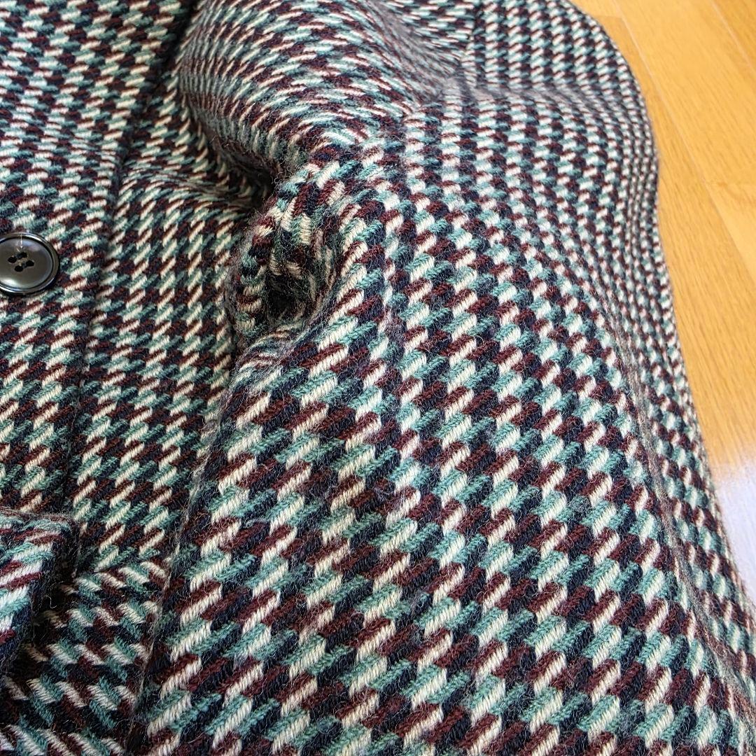 IENA LA BOUCLE チェックノーカラーコート