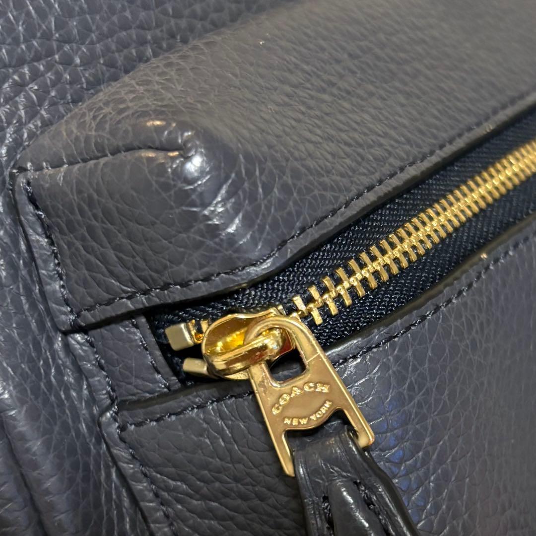 COACH 黒 レザー リュック