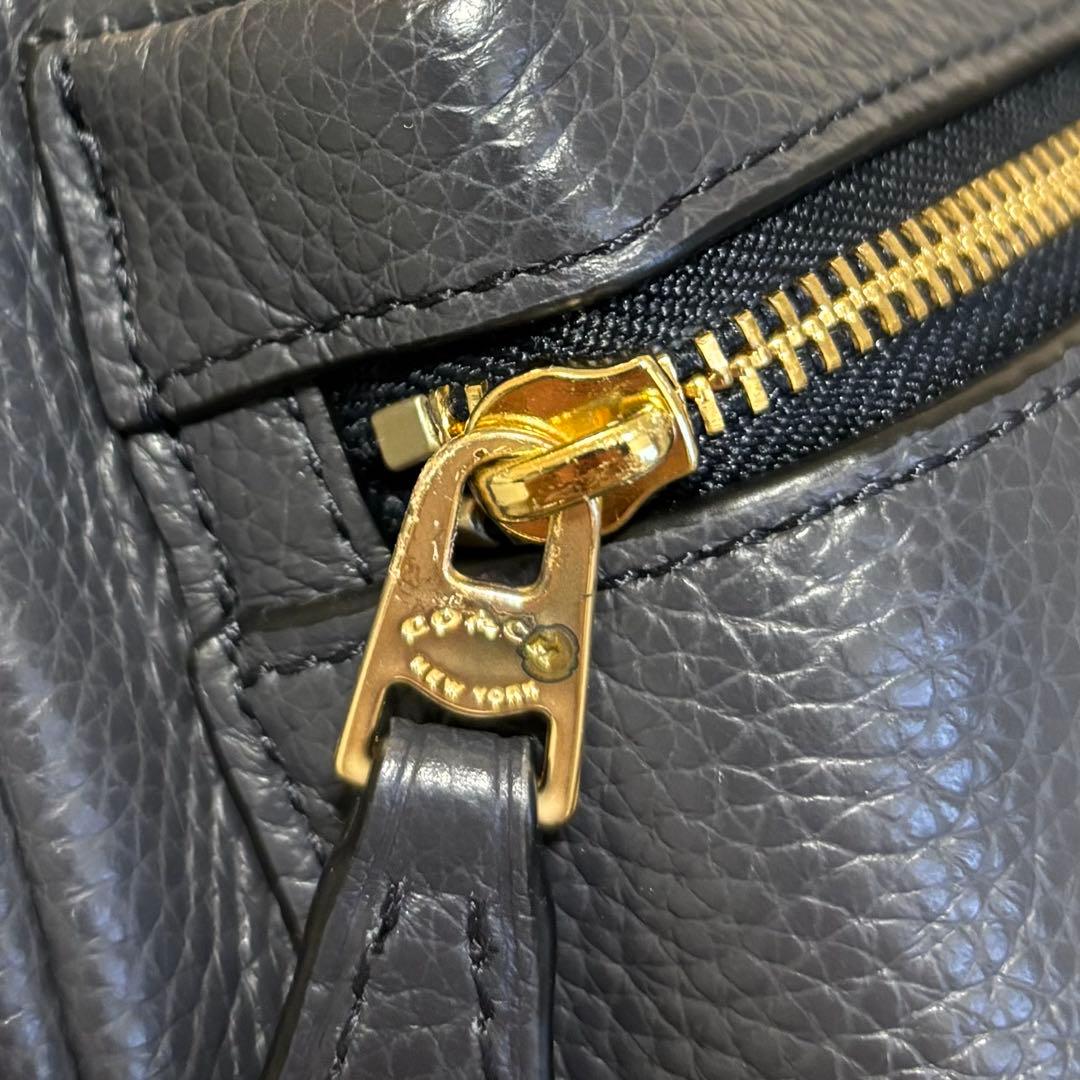 COACH 黒 レザー リュック