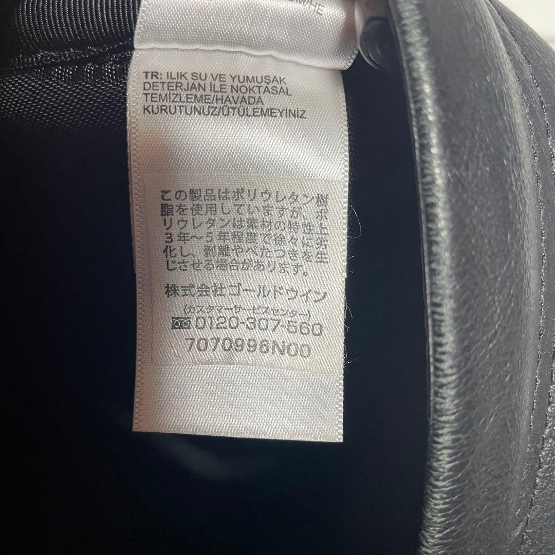 【本革美品】Supremeノースフェイス レザーバッグ　ボディバッグ　ポーチ