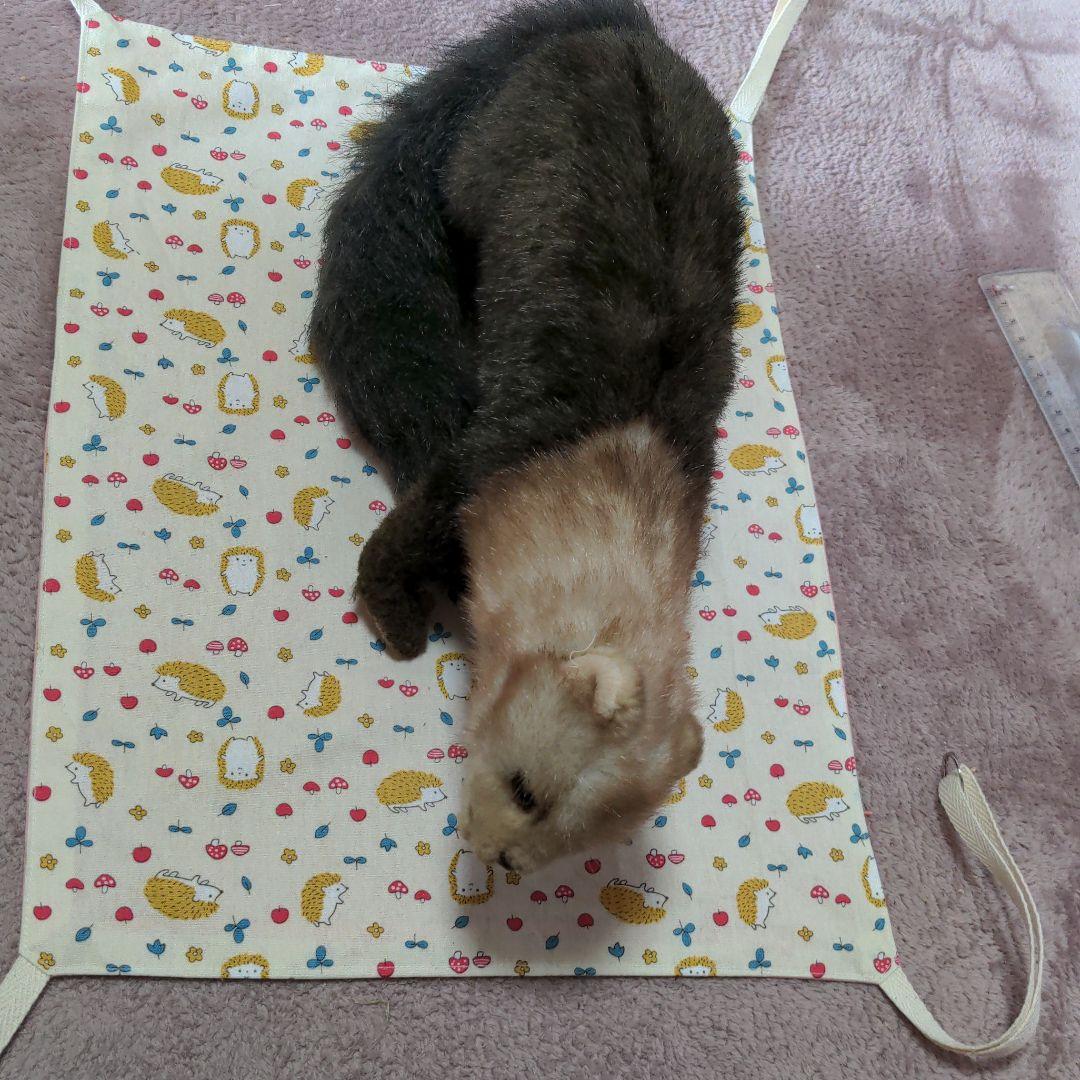 ハリネズミ柄リバーシブルハンモック