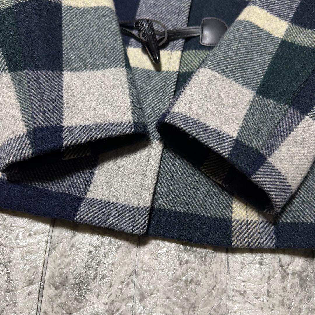【美品】ブルーレーベルクレストブリッジ ダッフルコート チェック柄