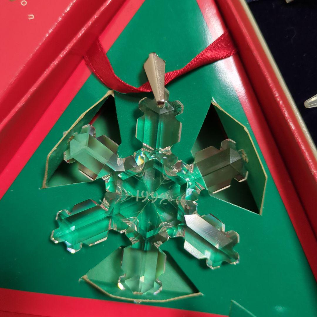 スワロフスキー　ビンテージ　クリスマスオーナメント　置物