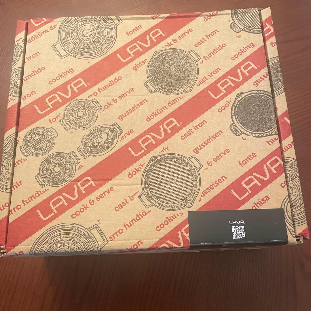 LAVA ラヴァ オーバル キャセロール マジョリカ ホワイト 25cm