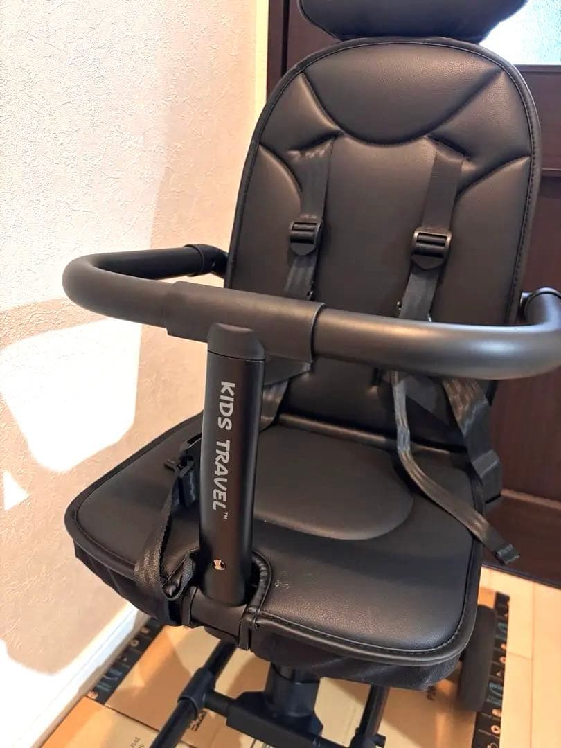 キッズトラベル　ベビーカー　シングル　ブラック　美品　おまけ付き
