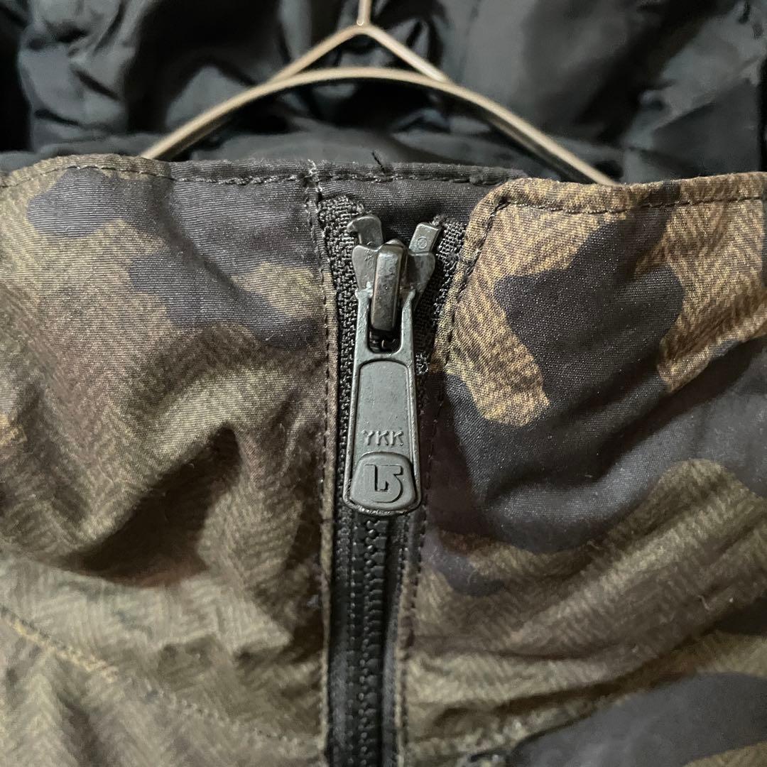 Burtonバートンスキーウェアスノーボードジャケットパーカーフード付迷彩カモ柄