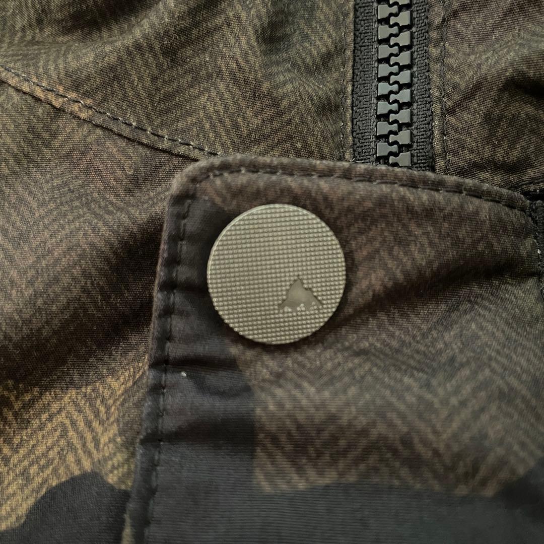 Burtonバートンスキーウェアスノーボードジャケットパーカーフード付迷彩カモ柄