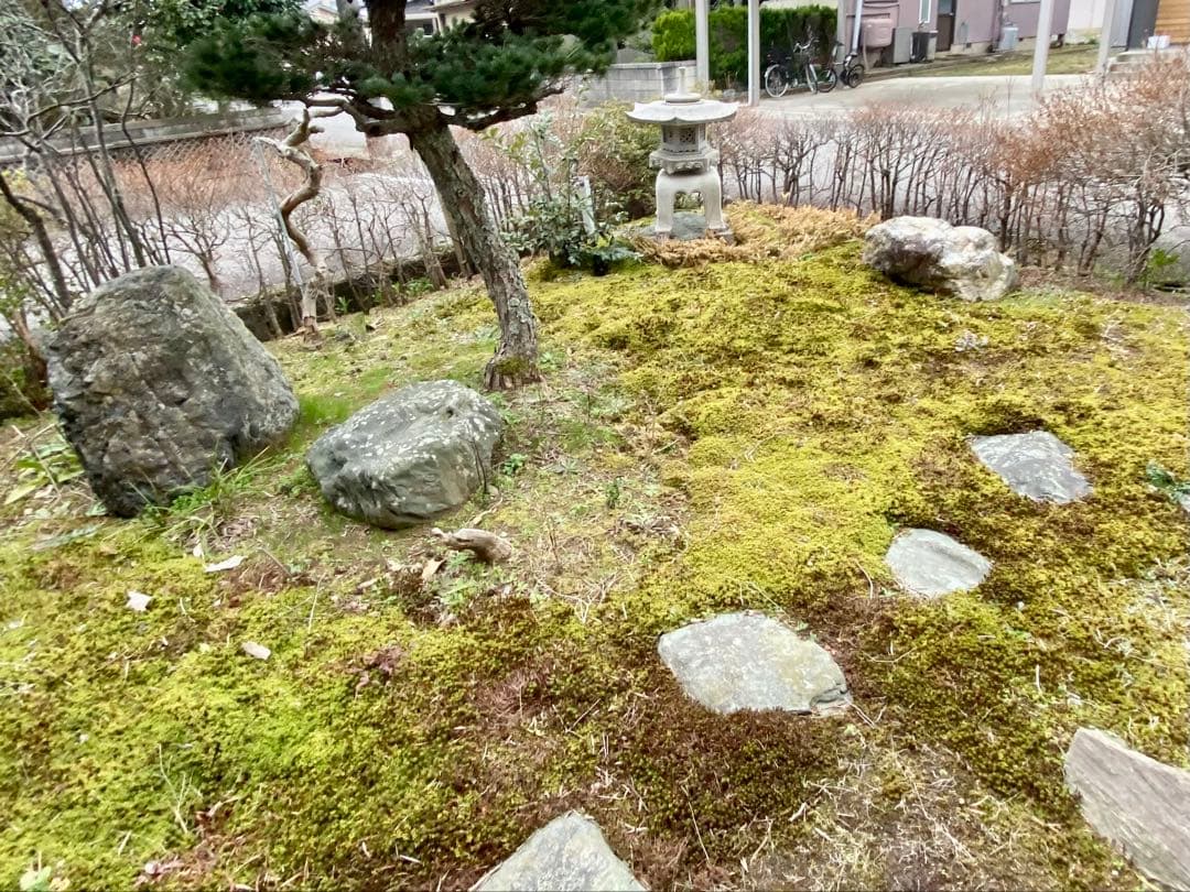 自然石 灰色 庭石3点セット！ 【石川県引き取り限定】まとめ割
