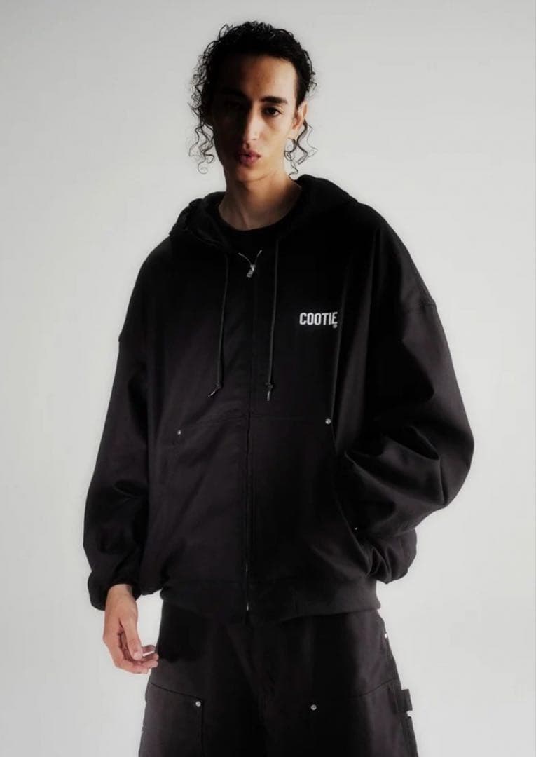 ジャケット・アウター cootie Abyss Dyed Duck Hooded work jkt