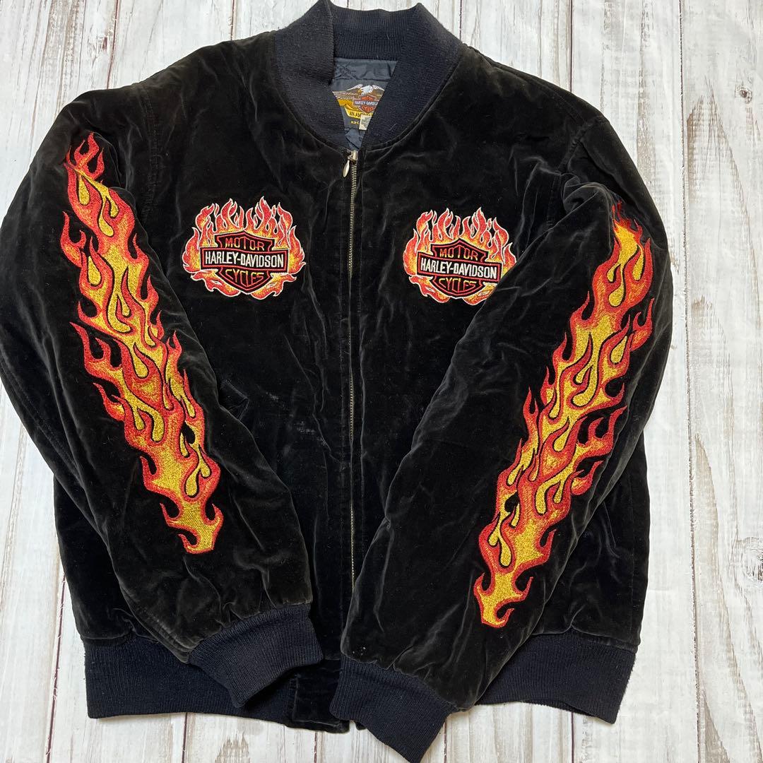 ハーレーダビットソン　スカジャン　Harley Davidson 別珍