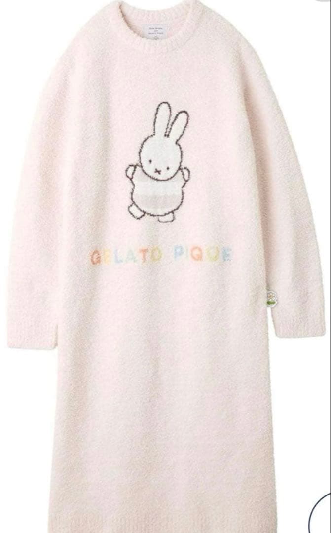 タイムセール　GELATO PIQUE ミッフィーベビモコジャガードワンピ　新品