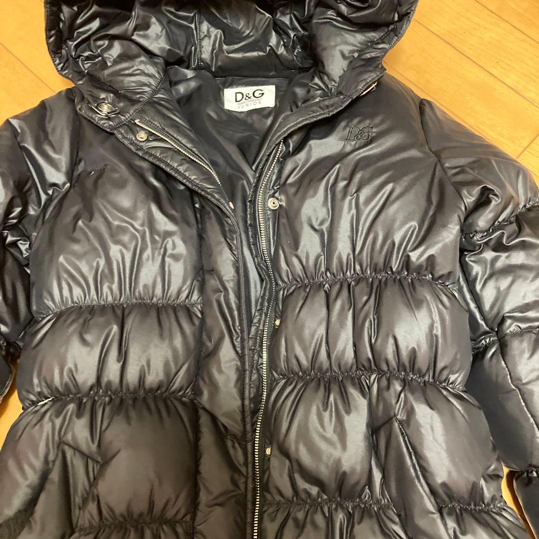 D&G.JUNIORダウンコート黒