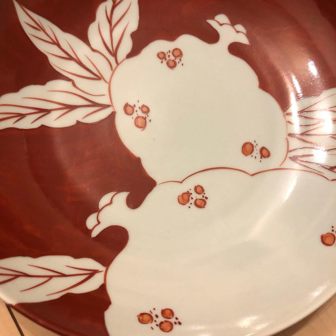 有田焼　陶祥窯　大皿　赤絵　ペア