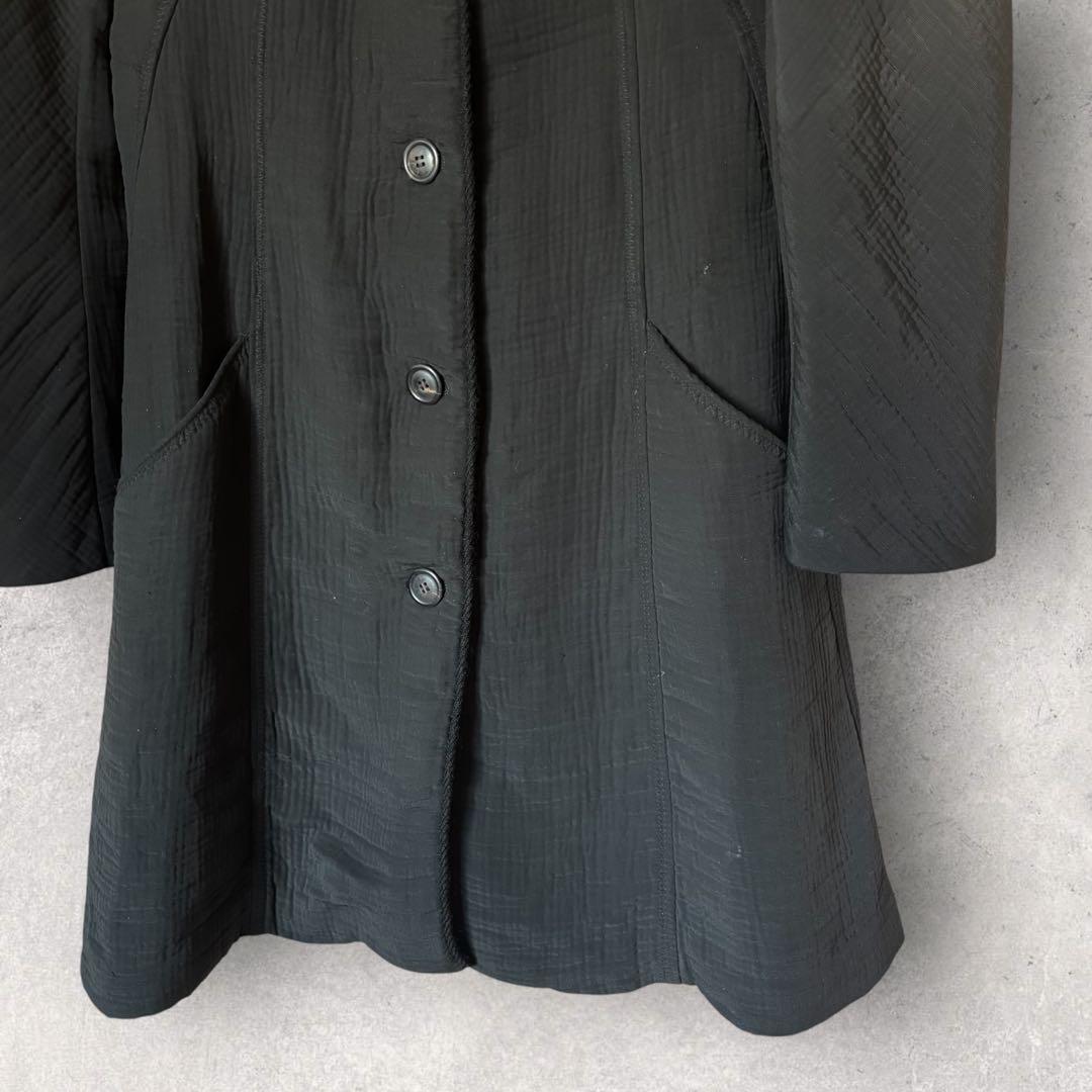 ISSEY MIYAKE イッセイミヤケ 立体裁断コート ブラック