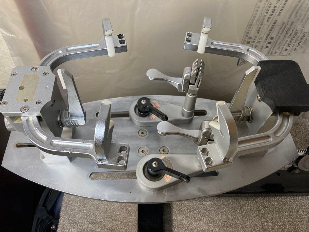 【ジャンク品】ガット張り機 ばね式　テニス・バドミントン　Spin Japan製