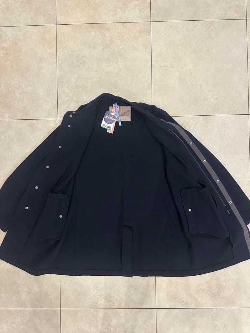 Herno スタンドカラーコート 52 ネイビー