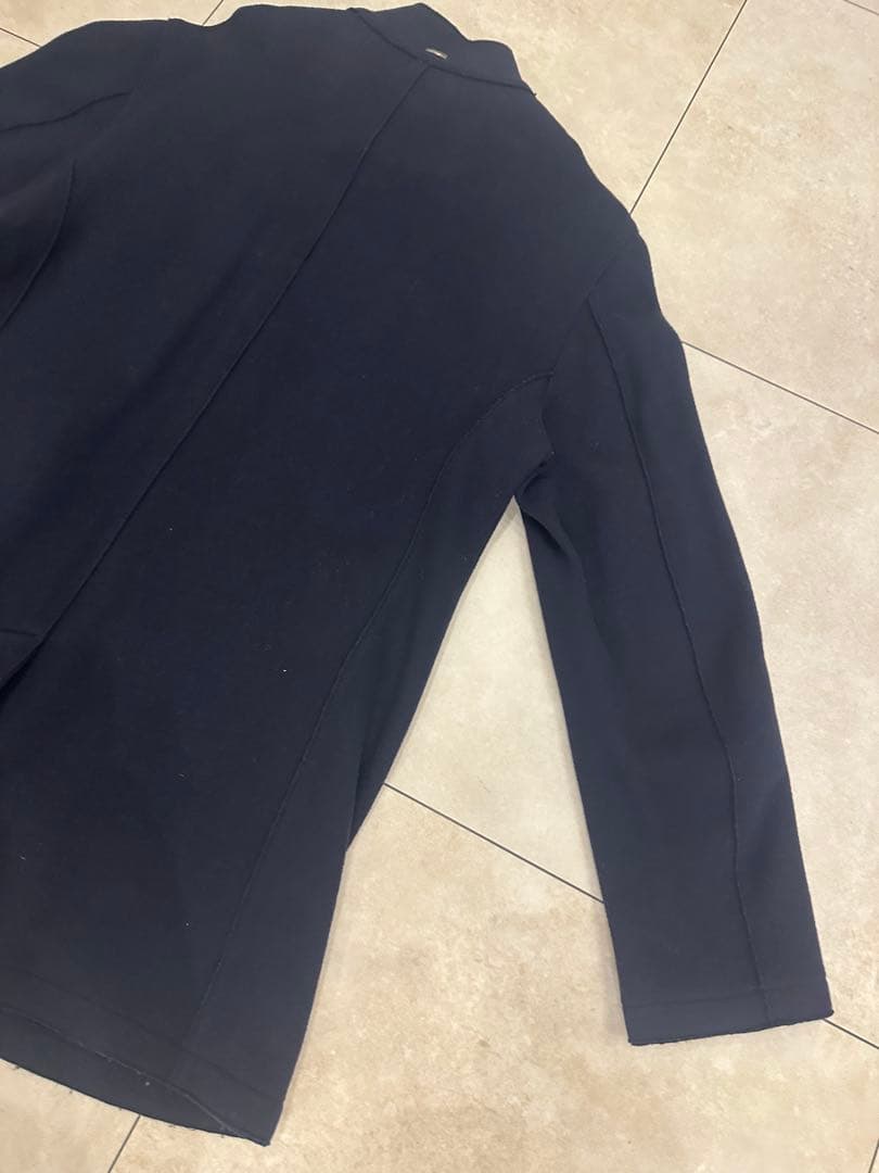 Herno スタンドカラーコート 52 ネイビー