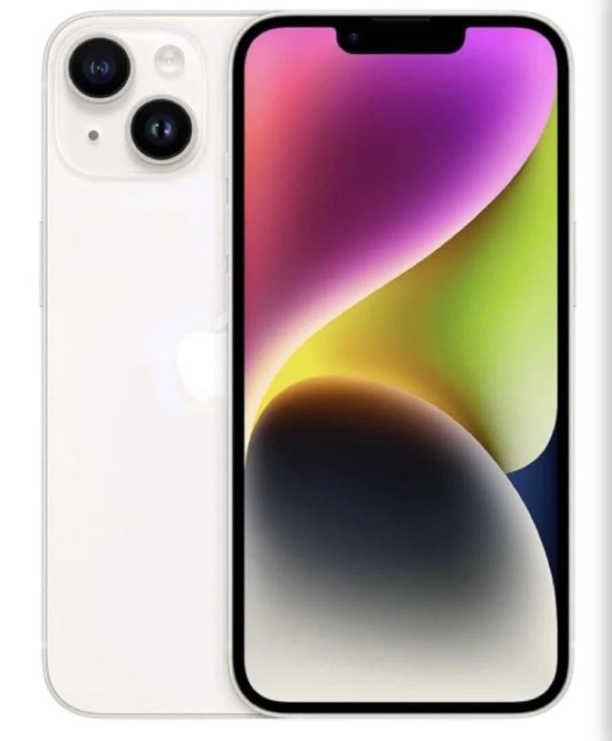 【新品同様★電池新品】iPhone 14 128GB スターライト　SIMフリー