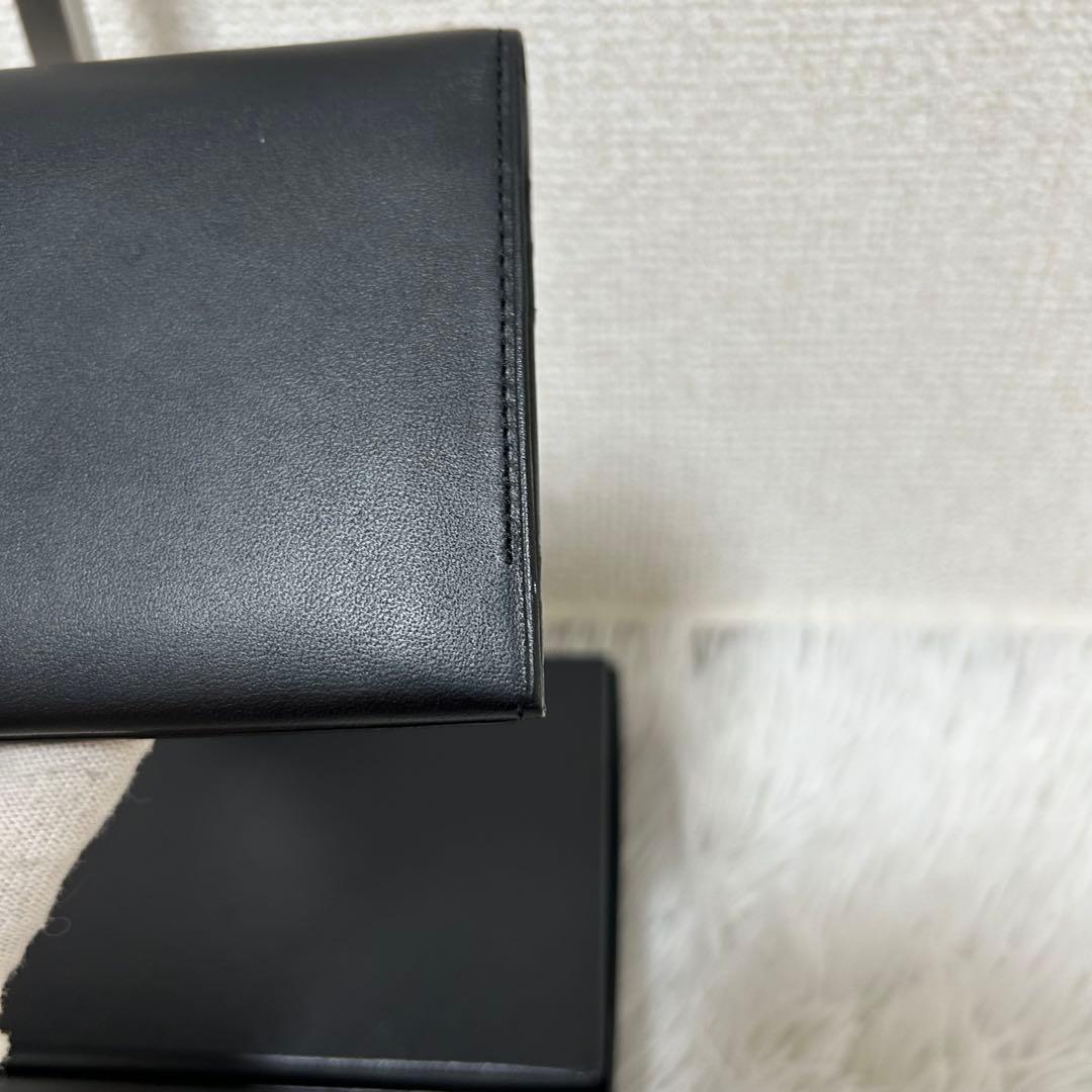 【新品未使用✨正規品/ロゴシール付】バーバリー　長財布　レザー　黒　希少　人気