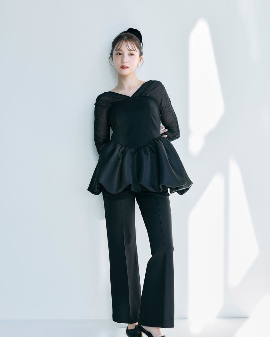 poláura polaura ポローラ ビスチェドッキングバルーントップス
