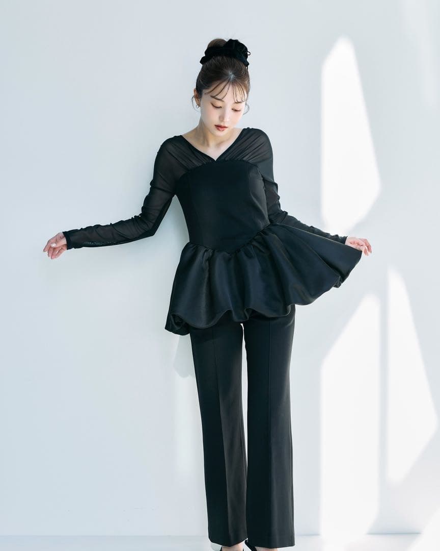 poláura polaura ポローラ ビスチェドッキングバルーントップス