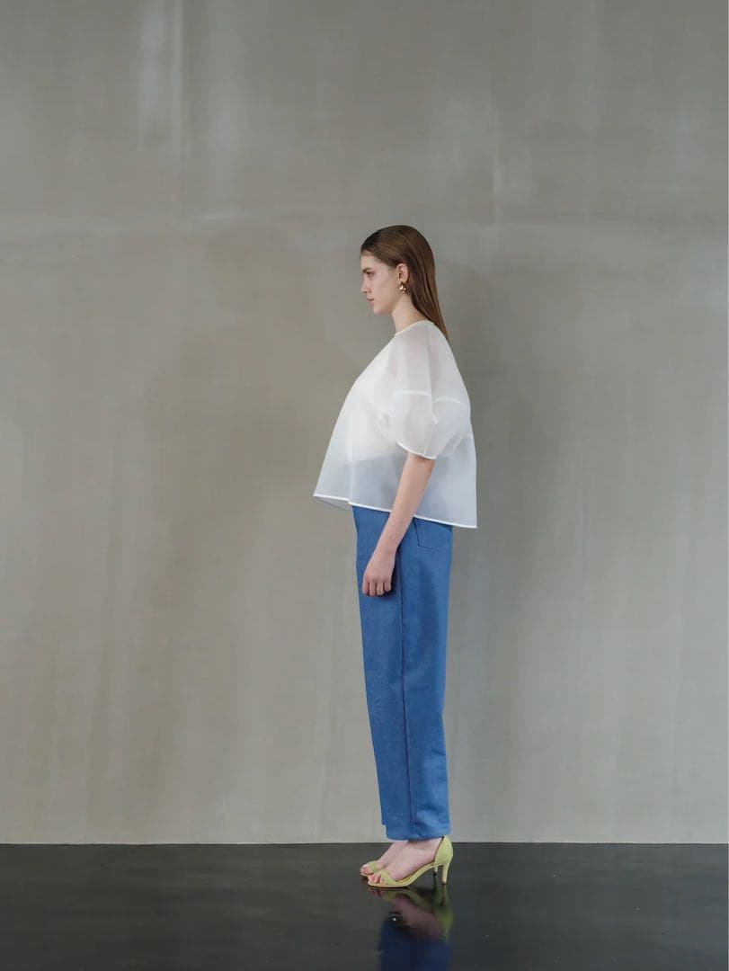 LIten Sheer Sculpture Tops シアー ブラウス
