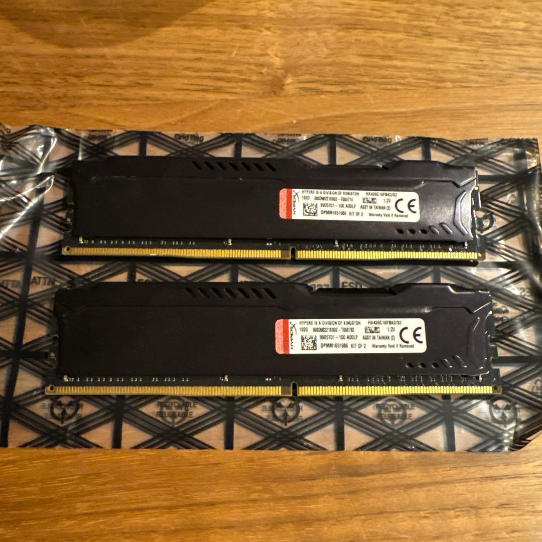 HYPERX FURY DDR4-2666 16GB×2 32GBキット
