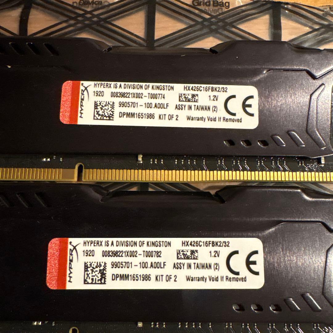 HYPERX FURY DDR4-2666 16GB×2 32GBキット