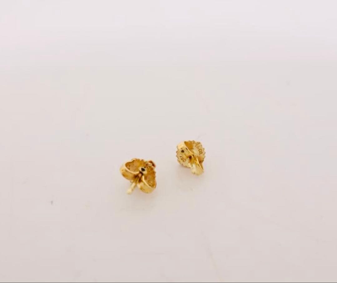 Tiffany クロスステッチ　ピアス　ゴールド　両耳　750 クロス　YG