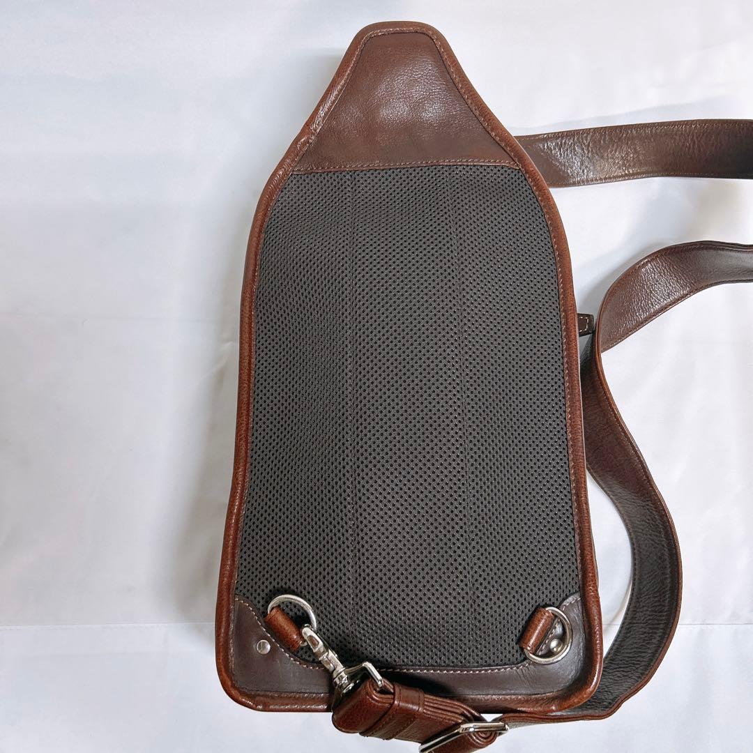 SOMES SADDLE レザー ボディバッグ トロット ソメスサドル