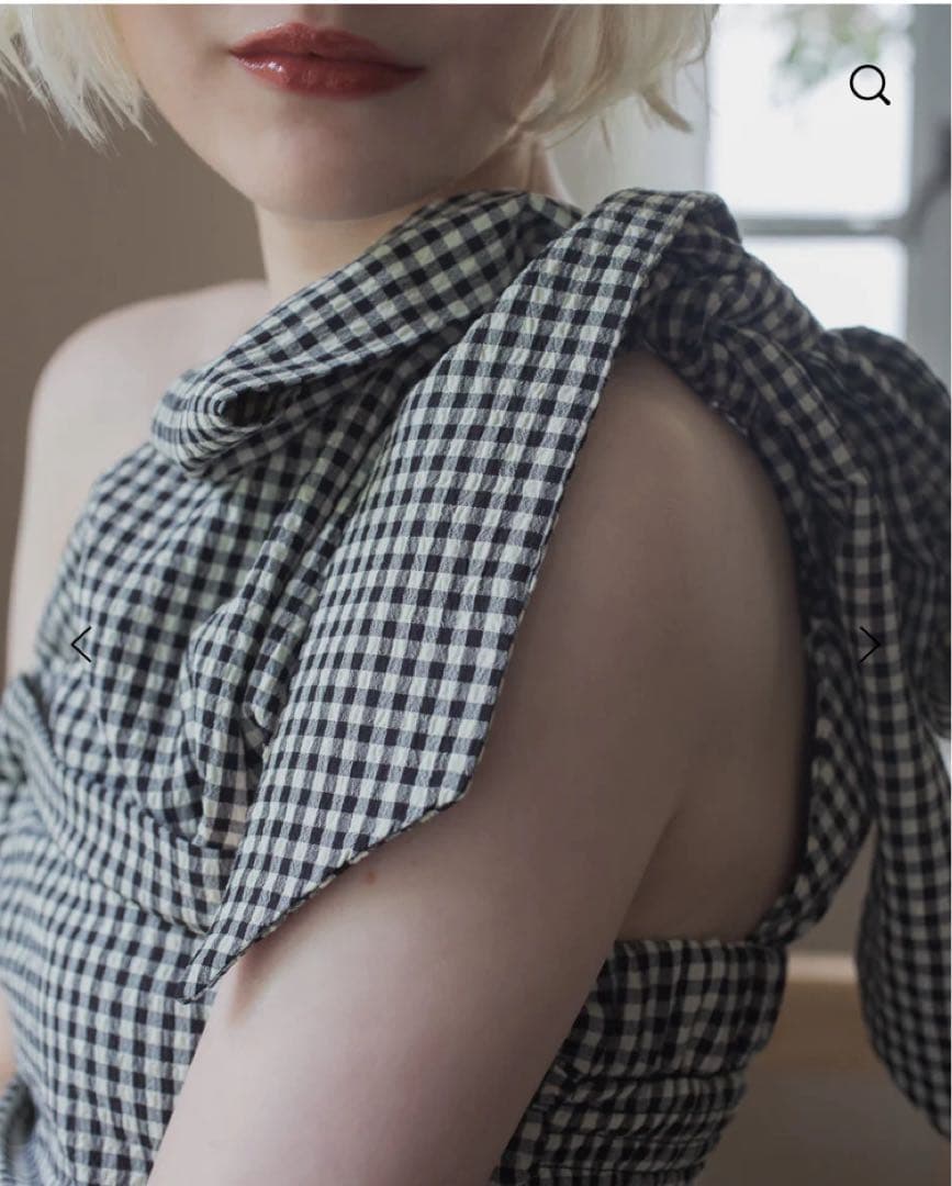 ranclic♡ 新品未使用2way ribbon peplum top