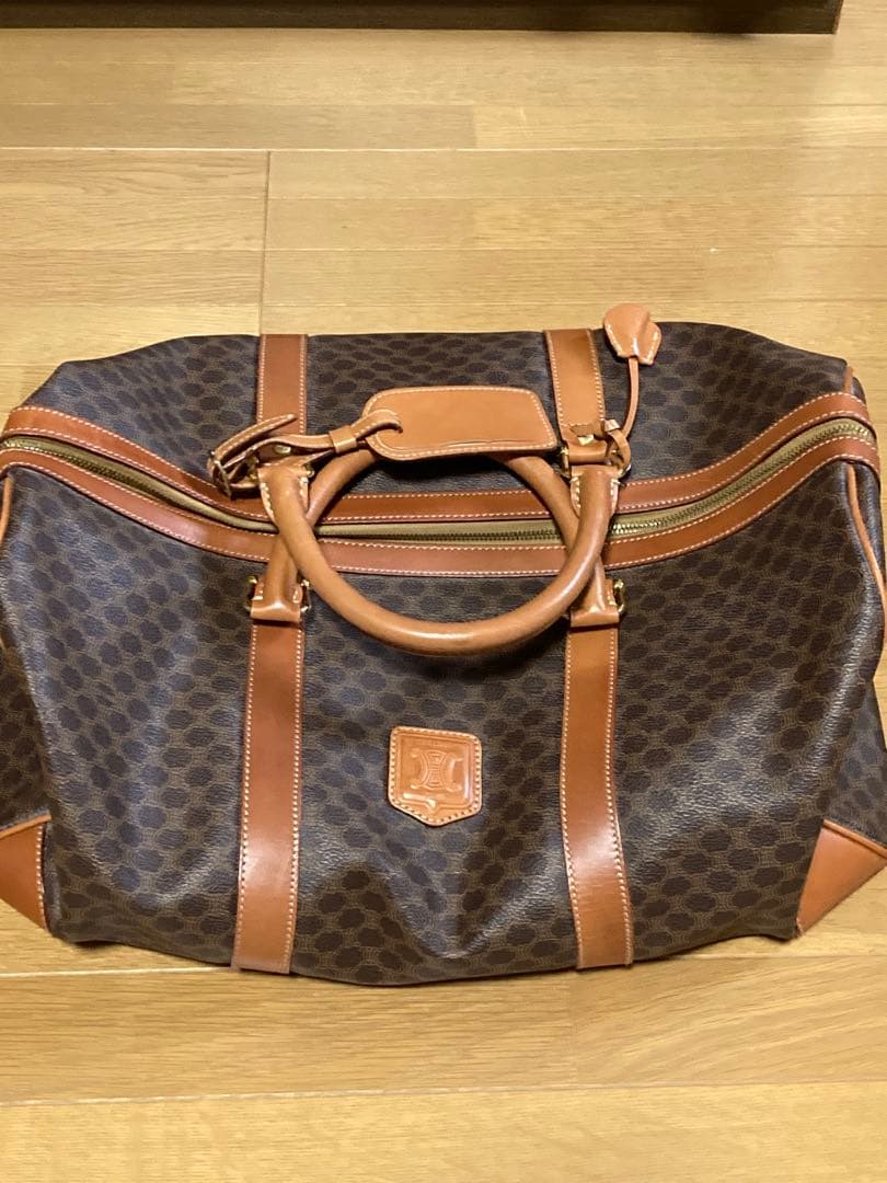16日まで再値下　美品　セリーヌ　CELINE マカダム　ボストンバッグ　旅行