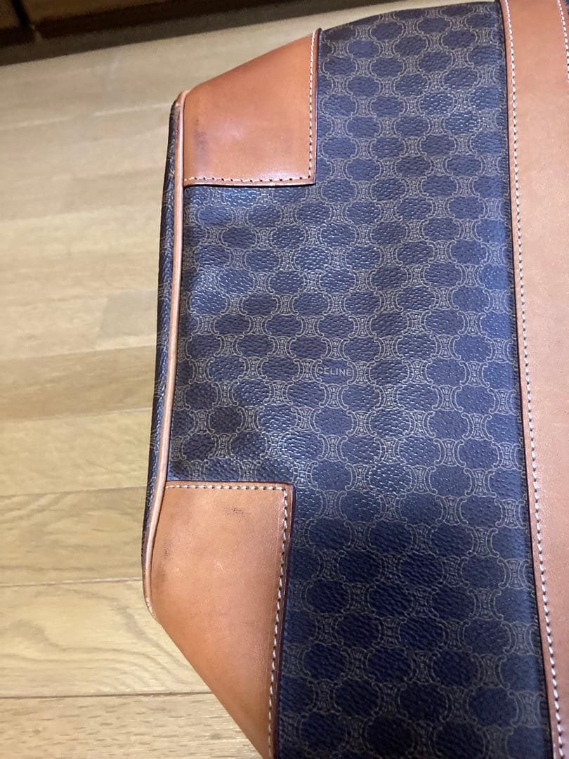 16日まで再値下　美品　セリーヌ　CELINE マカダム　ボストンバッグ　旅行