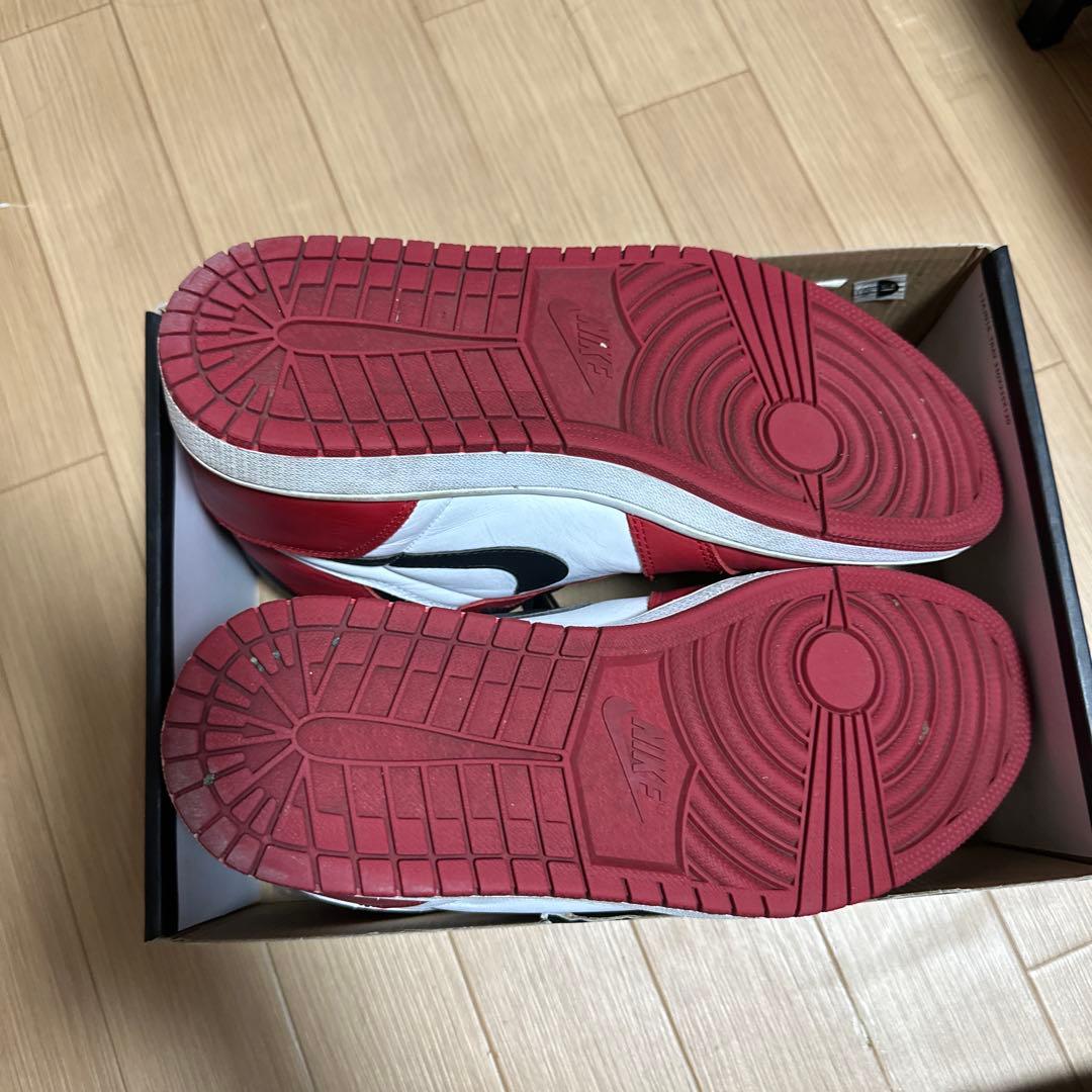 ナイキ エアジョーダン ハイカット レッド