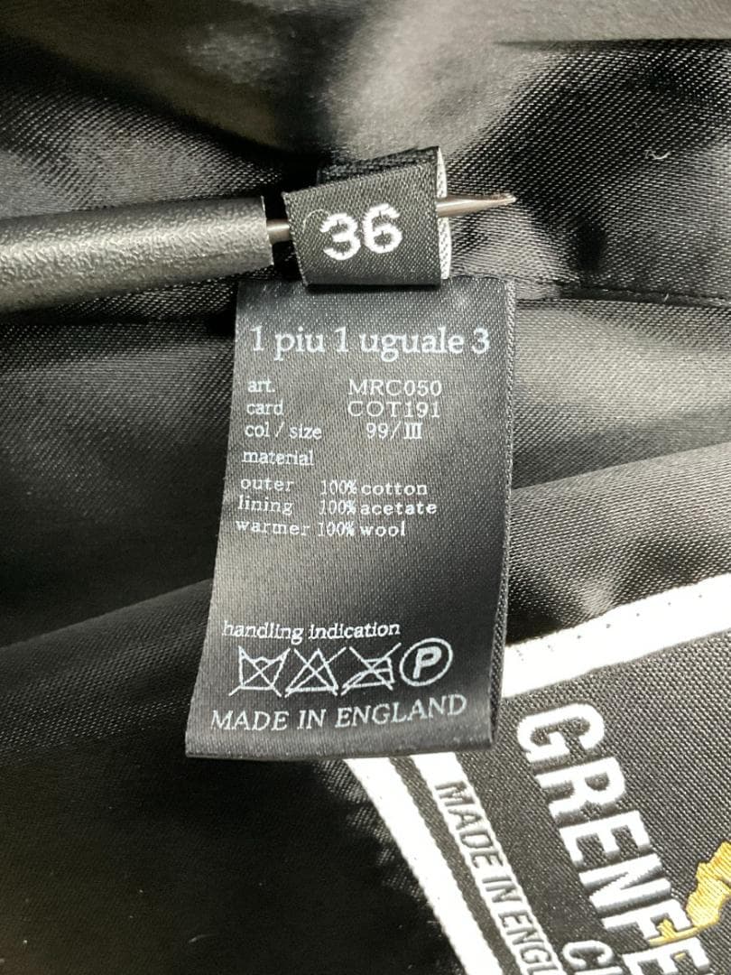 未使用 1piu1uguale3 × GRENFELL コステンカラーコート　3
