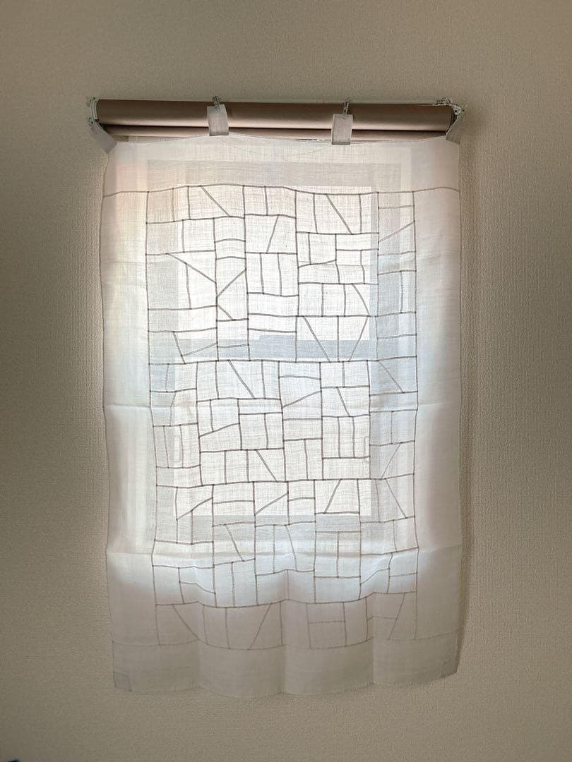 手縫い　ポジャギ　120×80 カフェカーテン　カーテン　暖簾