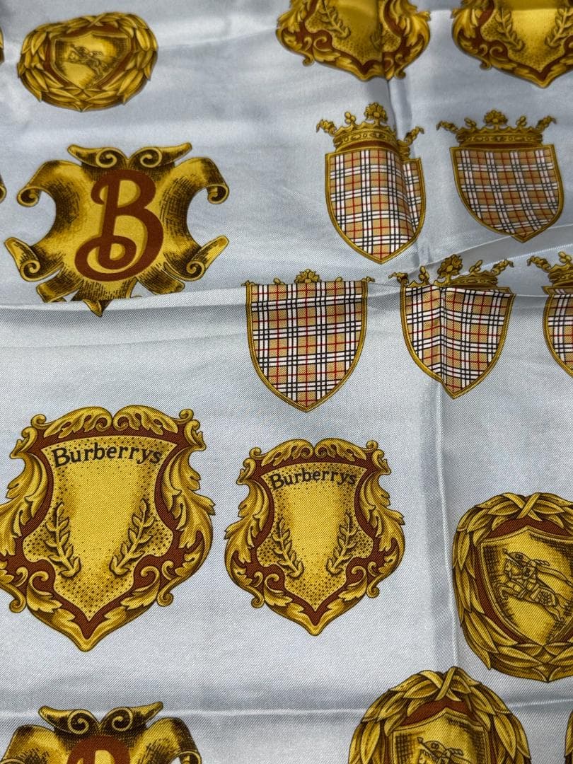 良品　BURBERRY　スカーフ　ｗ2825-1209-⑤-④