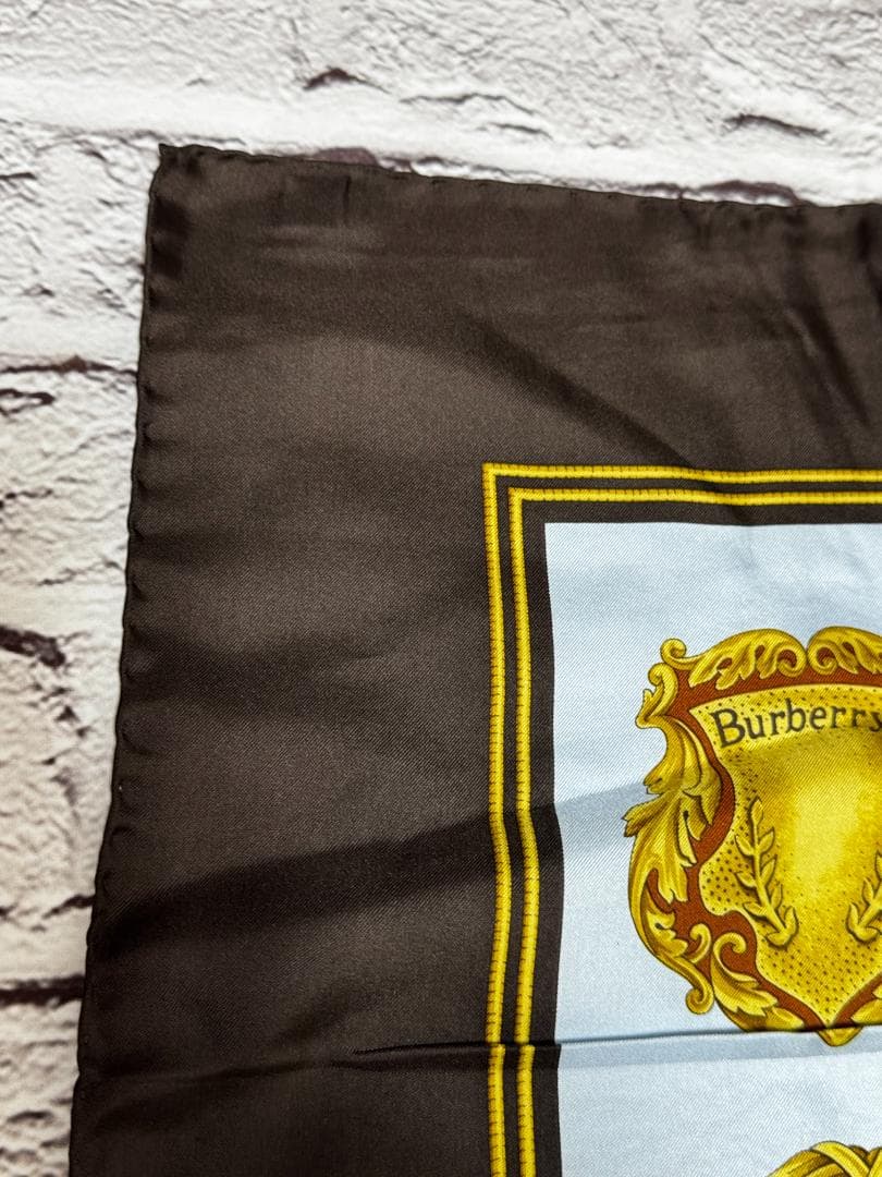 良品　BURBERRY　スカーフ　ｗ2825-1209-⑤-④