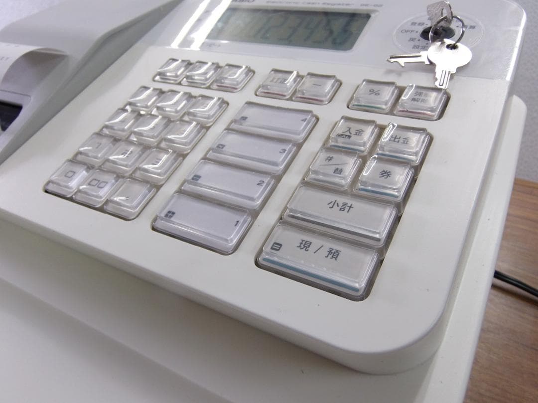 適格簡易請求書対応 CASIO 電子レジスター SE-G2 250703