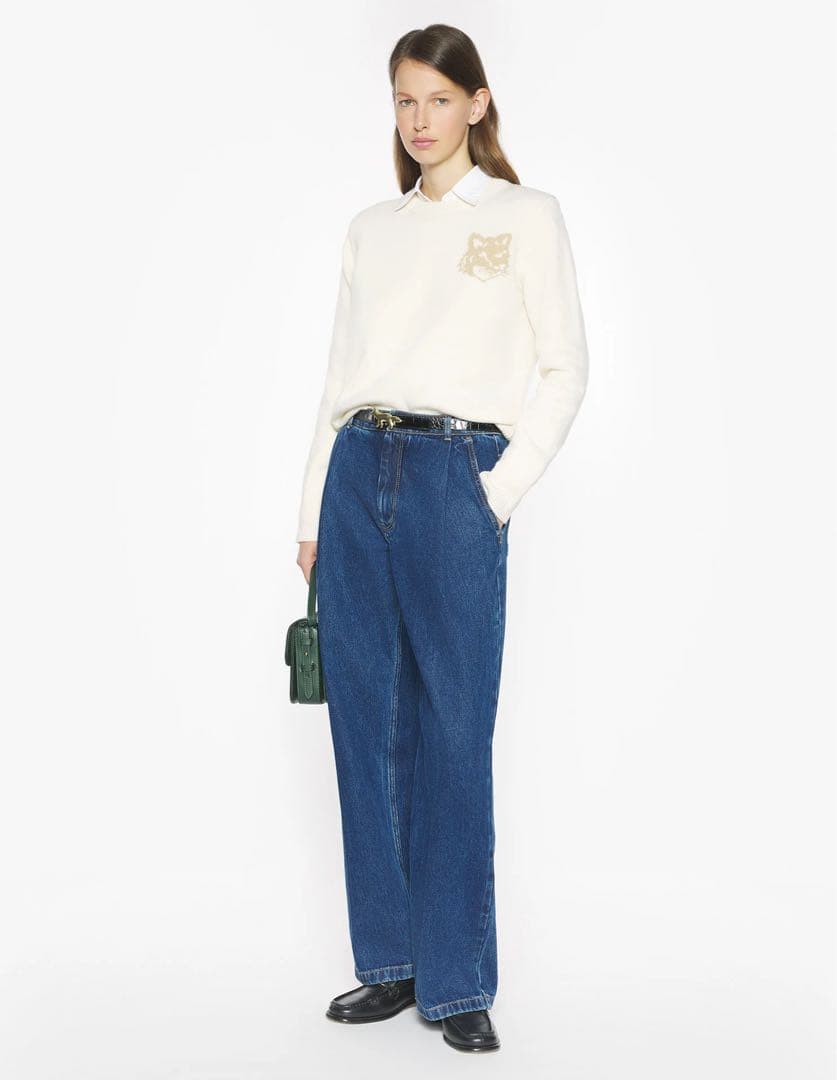 新品 MAISON KITSUNE フォックス メリノジャンパー メゾンキツネ