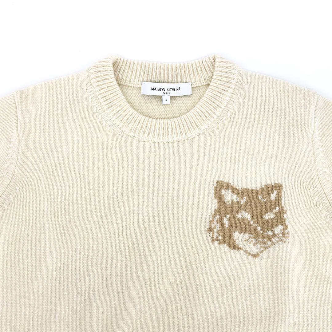 新品 MAISON KITSUNE フォックス メリノジャンパー メゾンキツネ