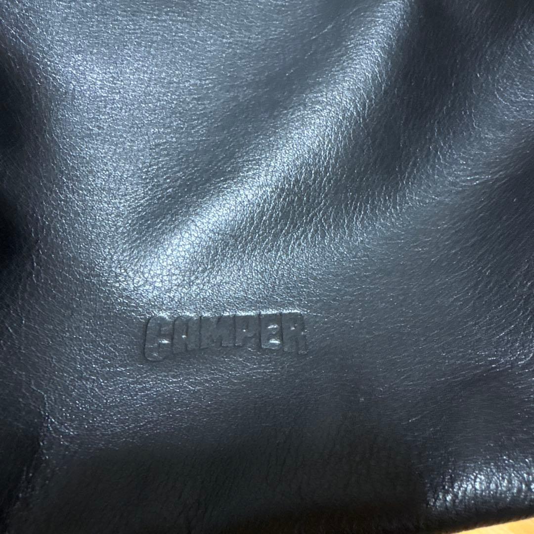 CAMPER ブラックレザー リュック・２ウェイ