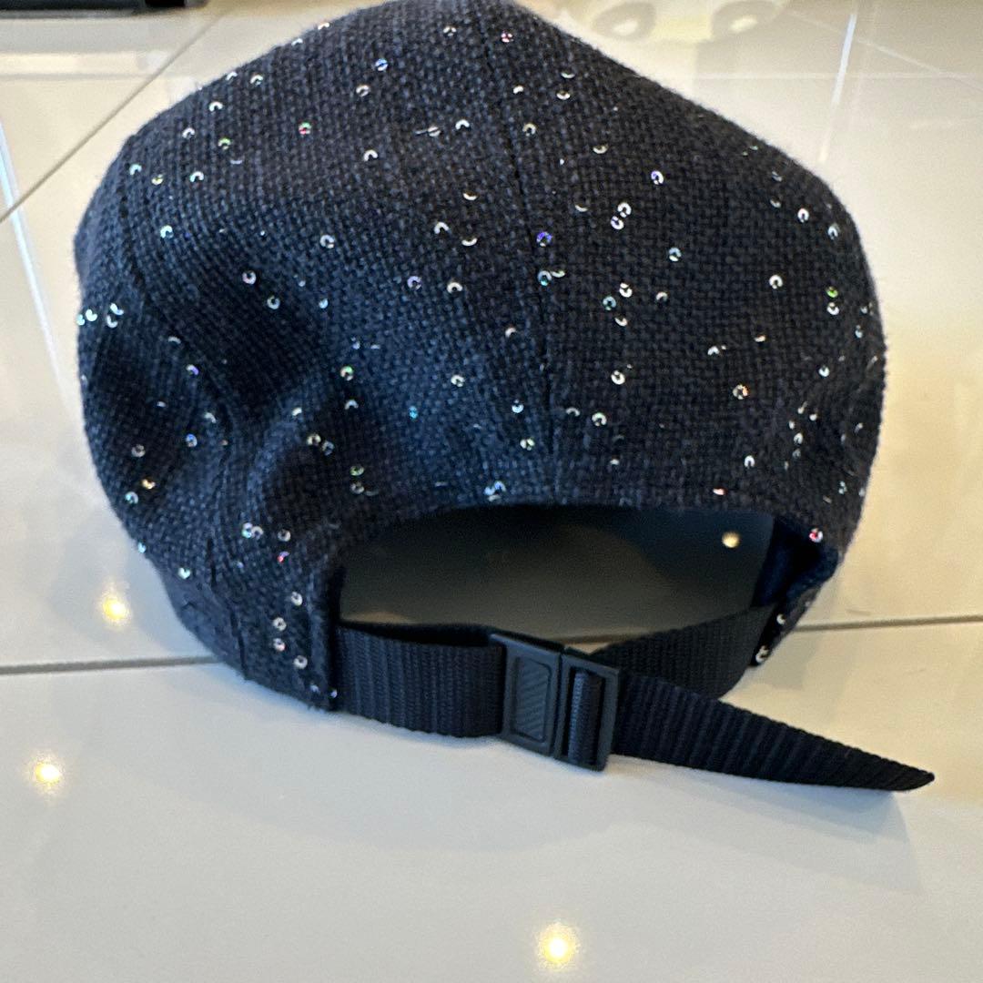 シュプリーム Supreme Sequins Camp Cap スパンコール